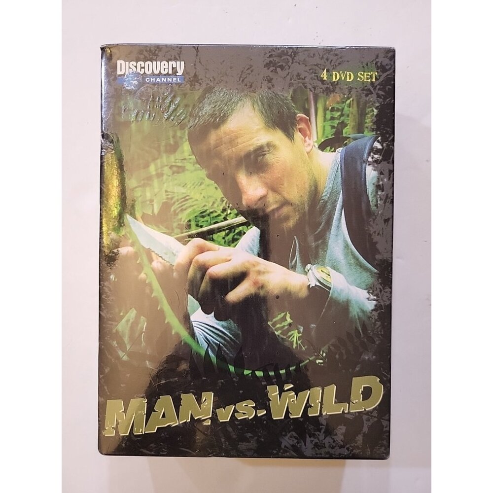 Discovery Channel Man vs. Wild (DVD 2007 4-Disc Box Set) NEW FACTORY SEALED